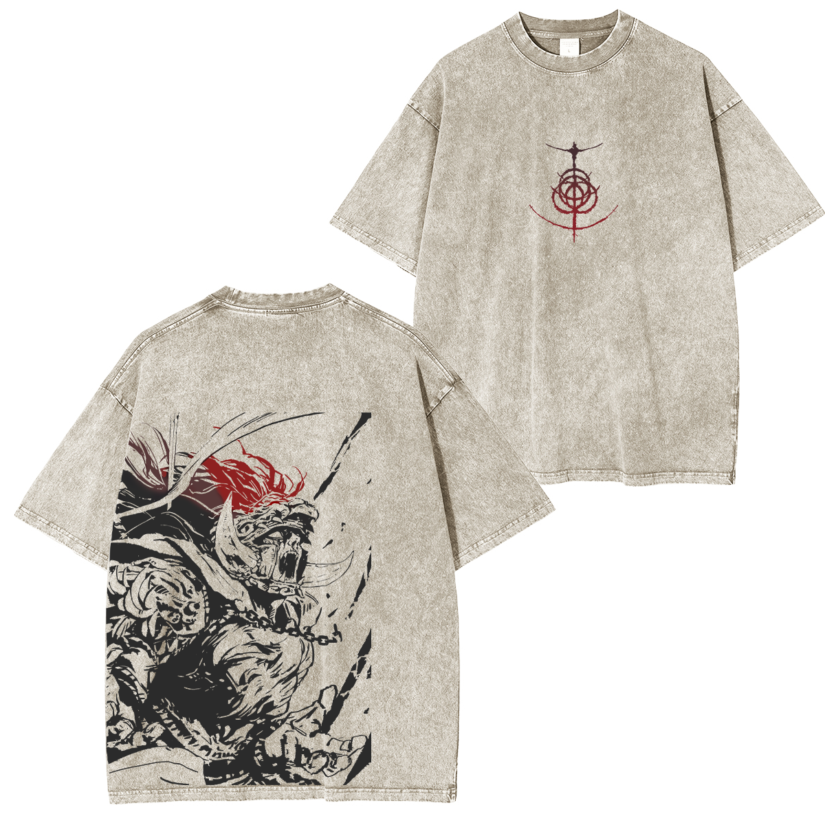 Eldenring Radahn Vintage Game Washed Unisex T-Shirt