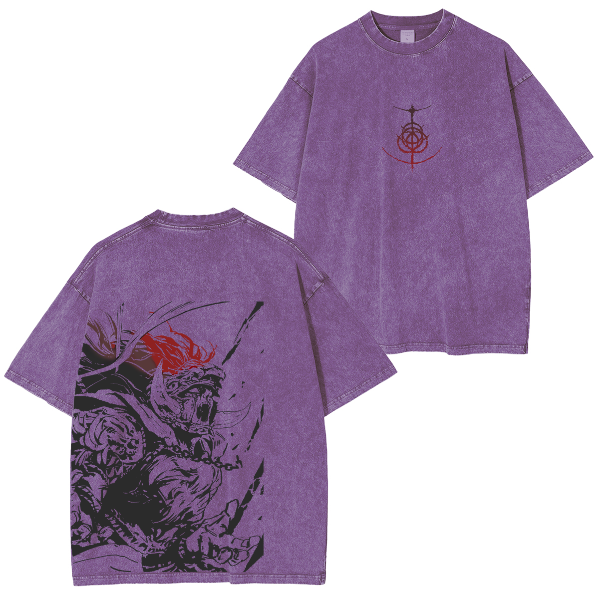 Eldenring Radahn Vintage Game Washed Unisex T-Shirt