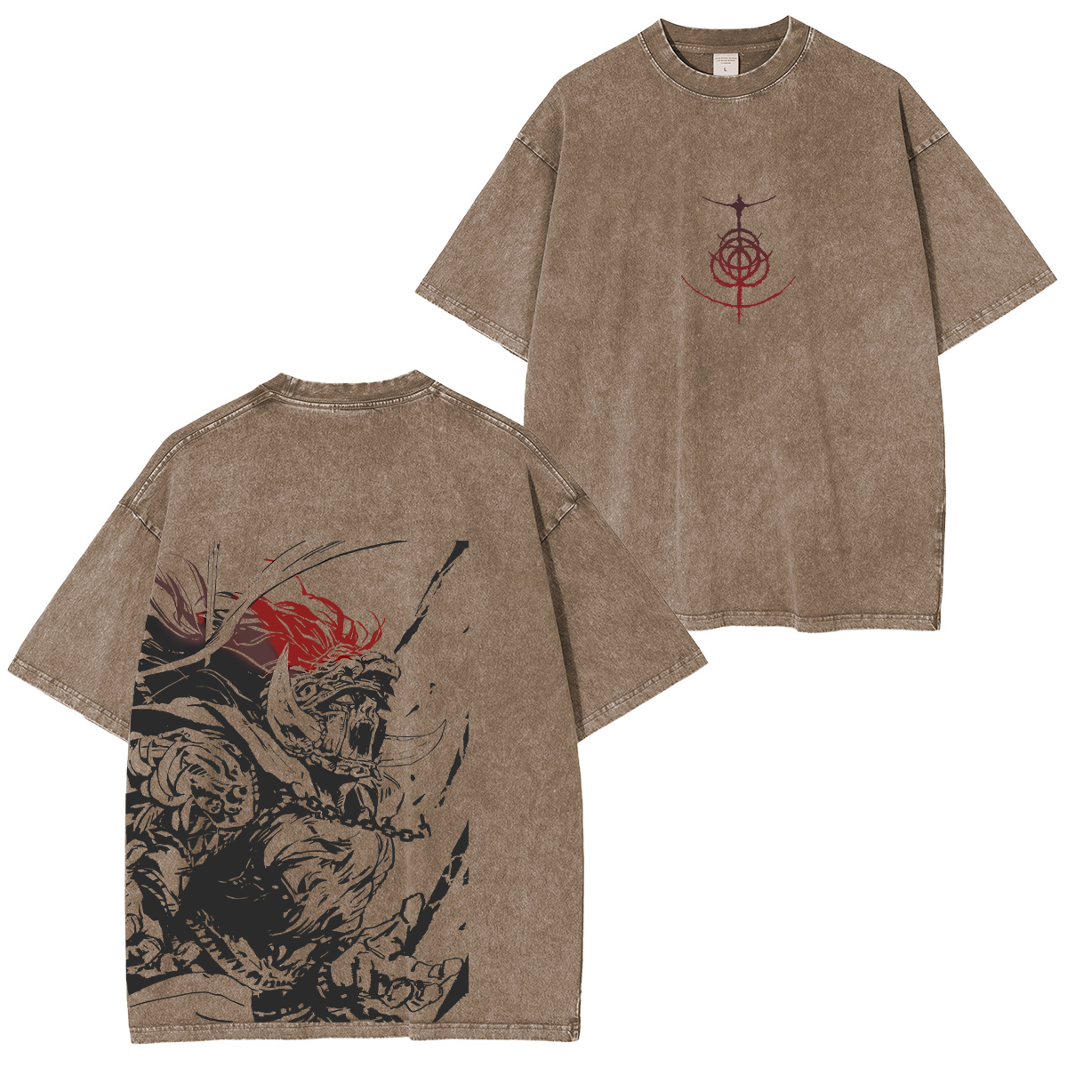 Eldenring Radahn Vintage Game Washed Unisex T-Shirt