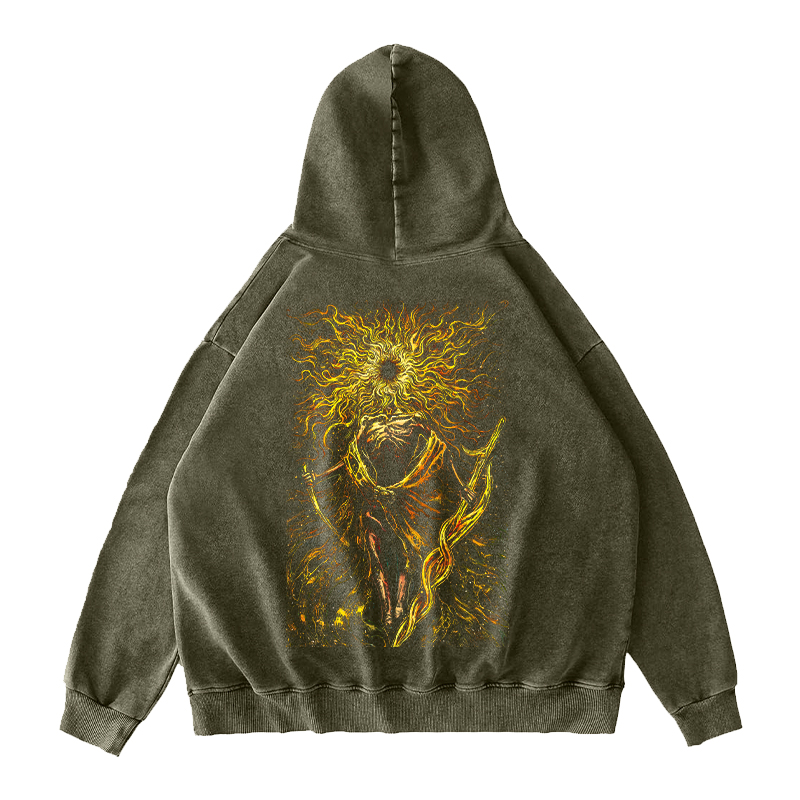 The Lord of Frenzied Flame Unisex Washed Hoodie