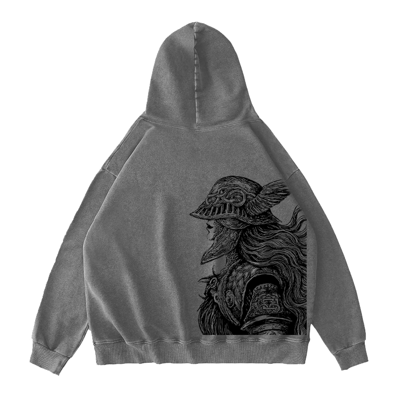Malenia, blade of miquella Unisex Washed Zip Up Hoodie