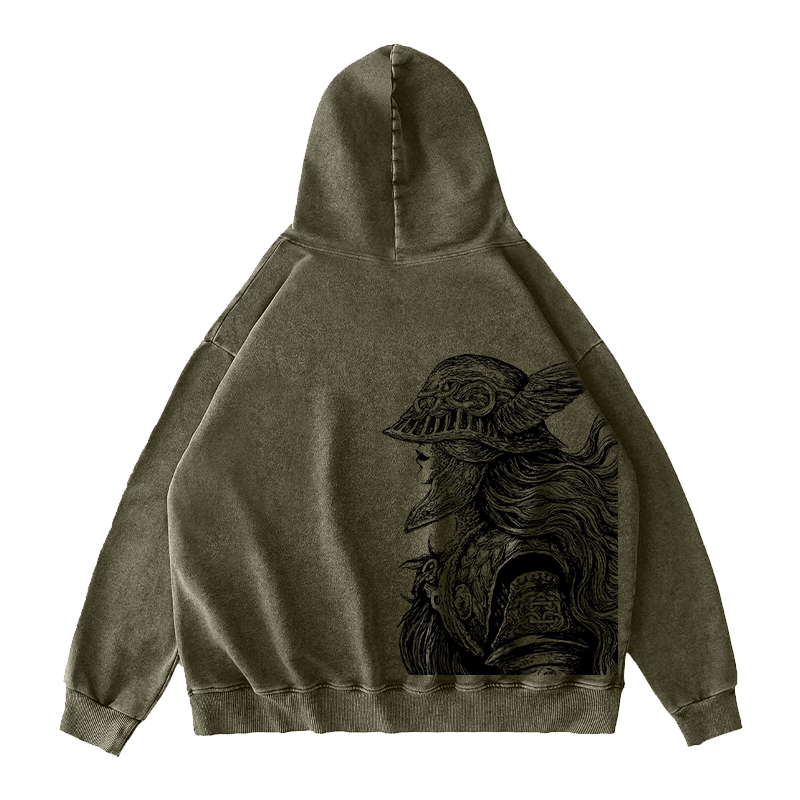 Malenia, blade of miquella Unisex Washed Hoodie