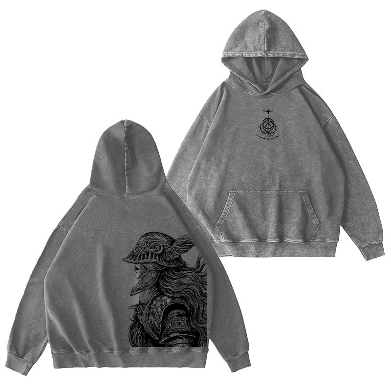 Malenia, blade of miquella Unisex Washed Hoodie