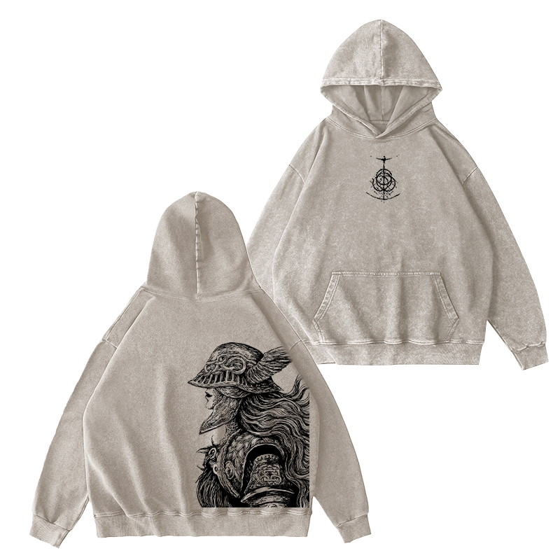 Malenia, blade of miquella Unisex Washed Hoodie