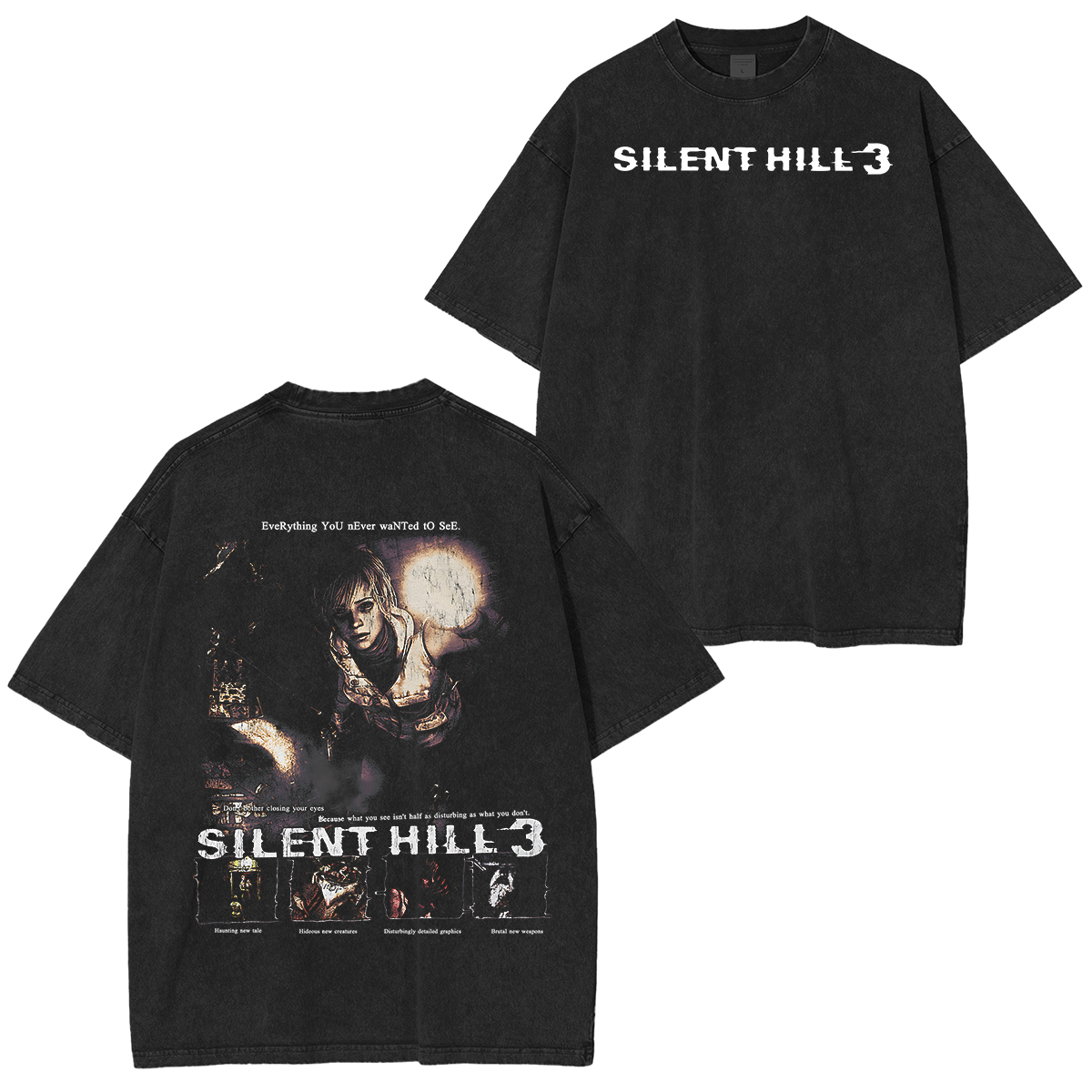 Silent Hill 3 - Everything You Never Wanted To See Unisex Washed T-Shirt