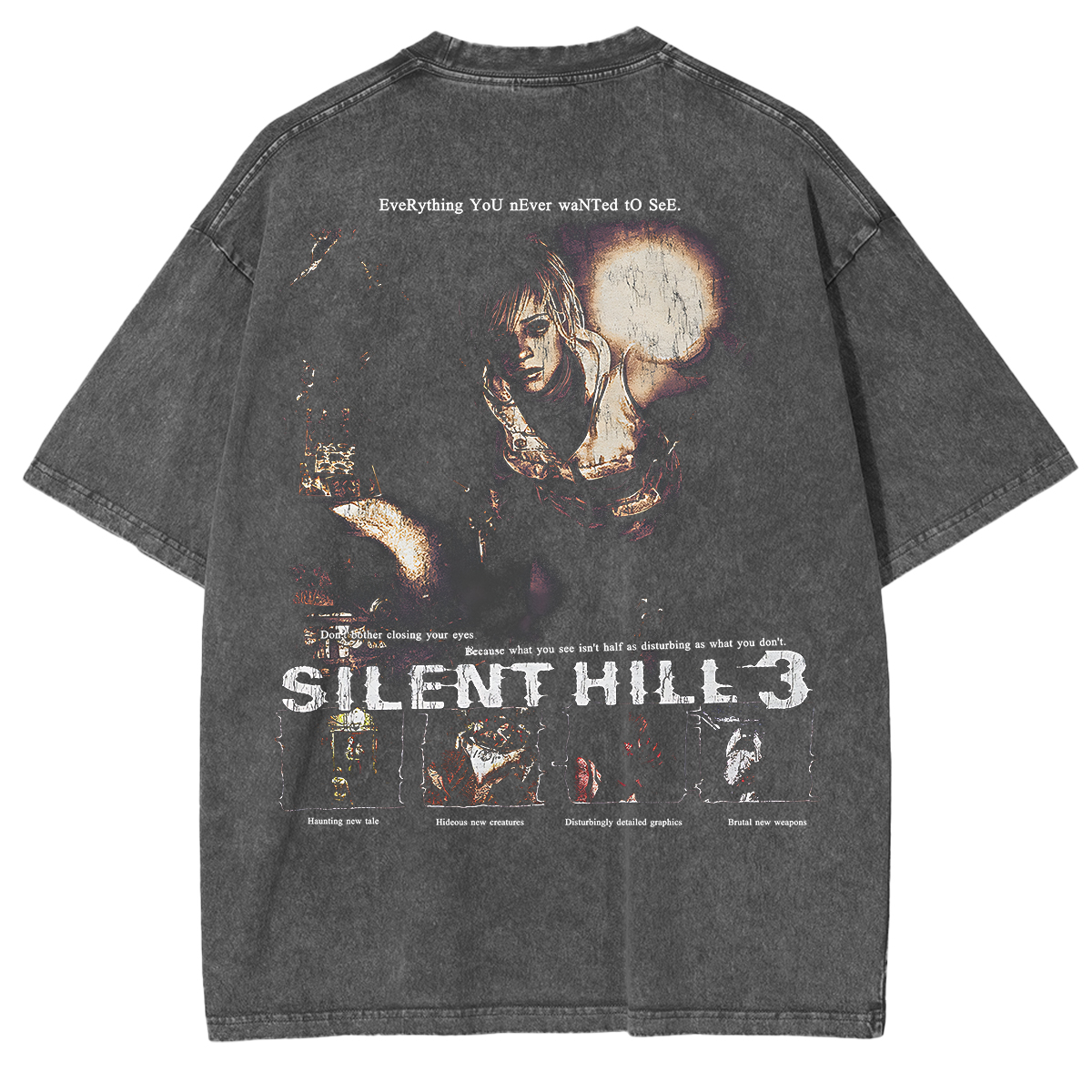 Silent Hill 3 - Everything You Never Wanted To See Unisex Washed T-Shirt