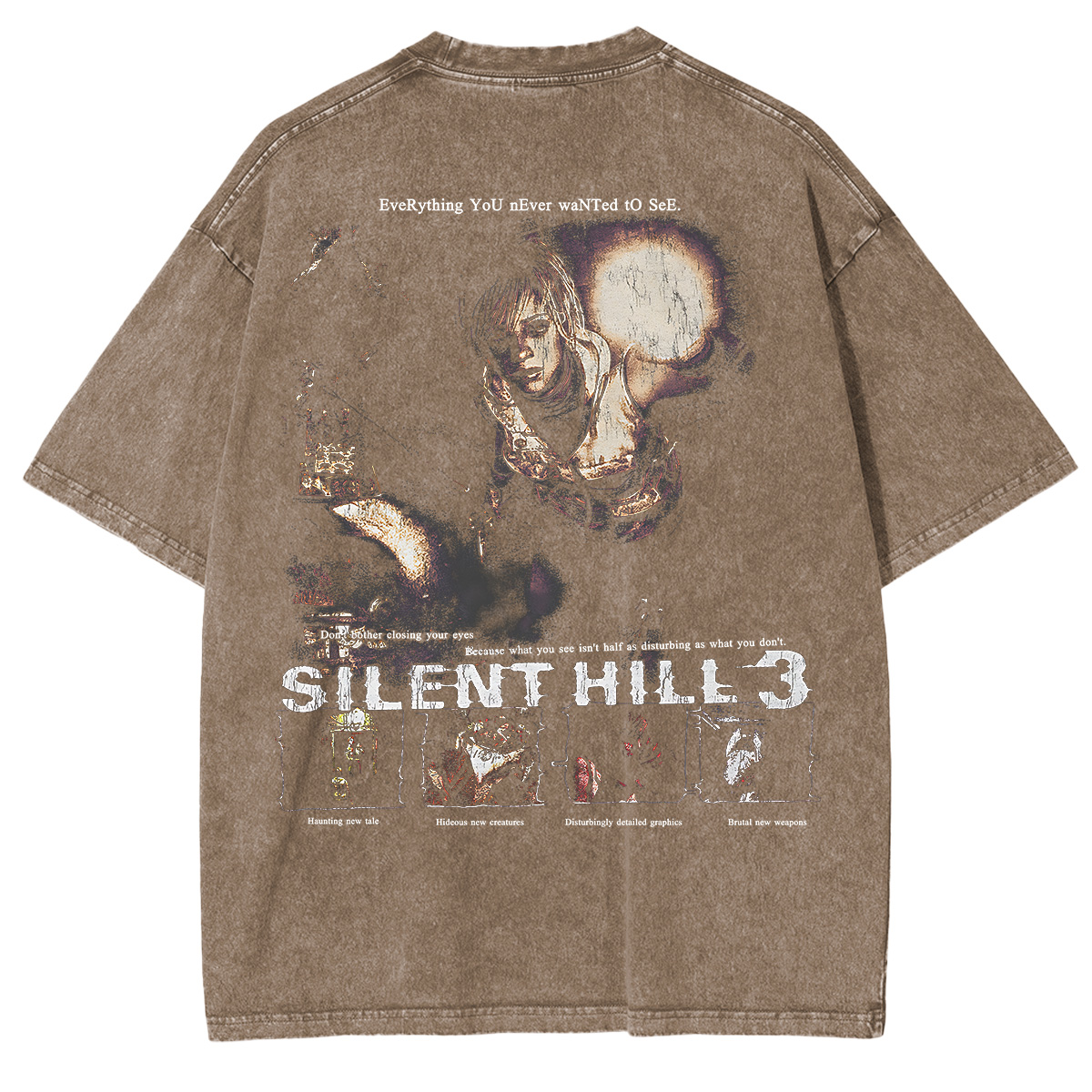 Silent Hill 3 - Everything You Never Wanted To See Unisex Washed T-Shirt