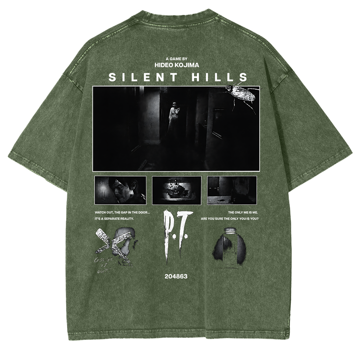 Silent Hill Genesis Vintage Unisex Washed T-Shirt