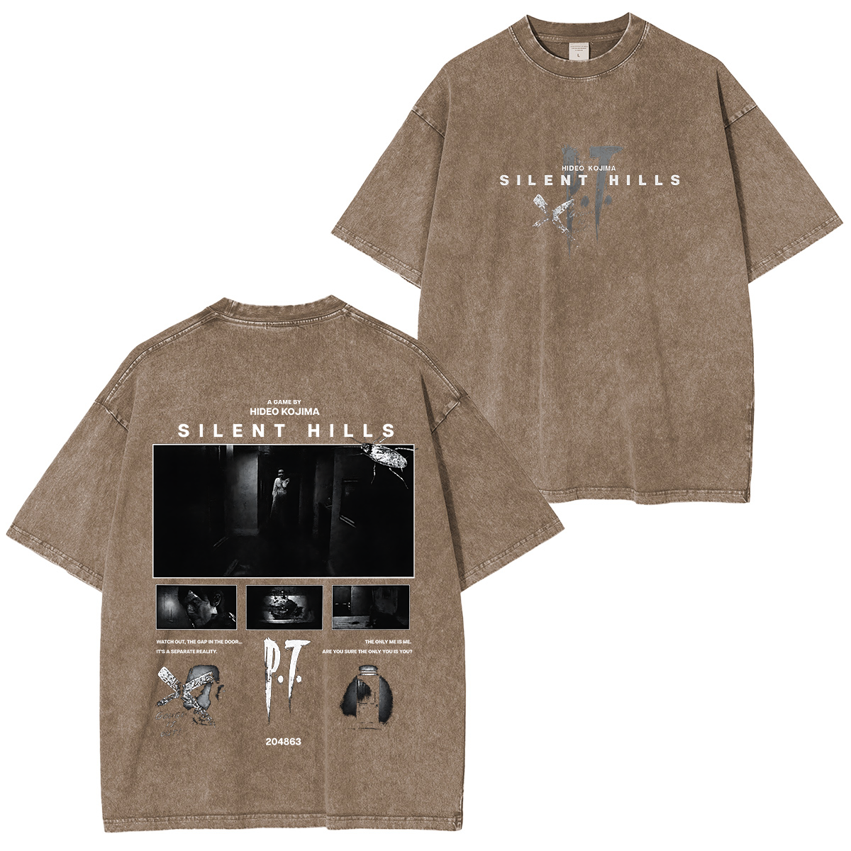 Silent Hill Genesis Vintage Unisex Washed T-Shirt