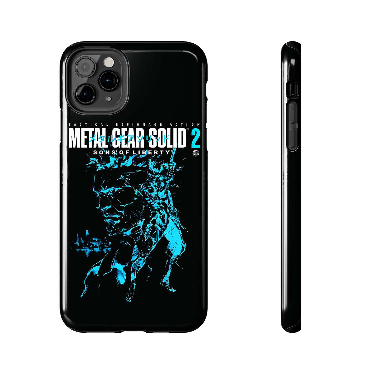 GS2 Snake And Raiden Cover Game Metal Gear Solid Graphic iPhone Case