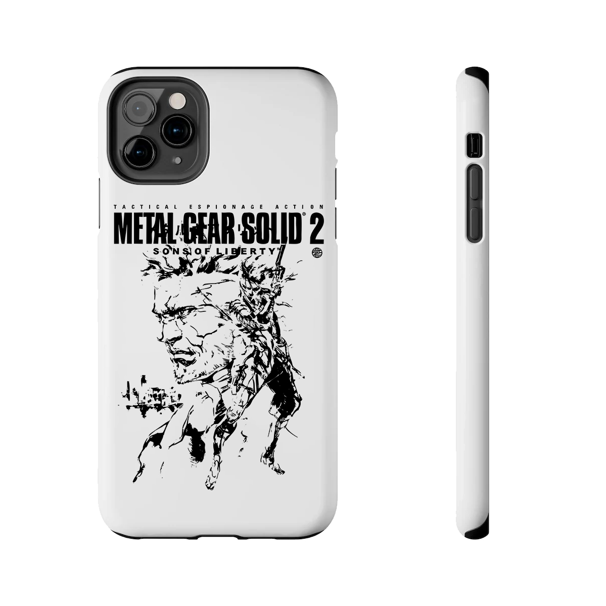 GS2 Snake And Raiden Cover Game Metal Gear Solid Graphic iPhone Case