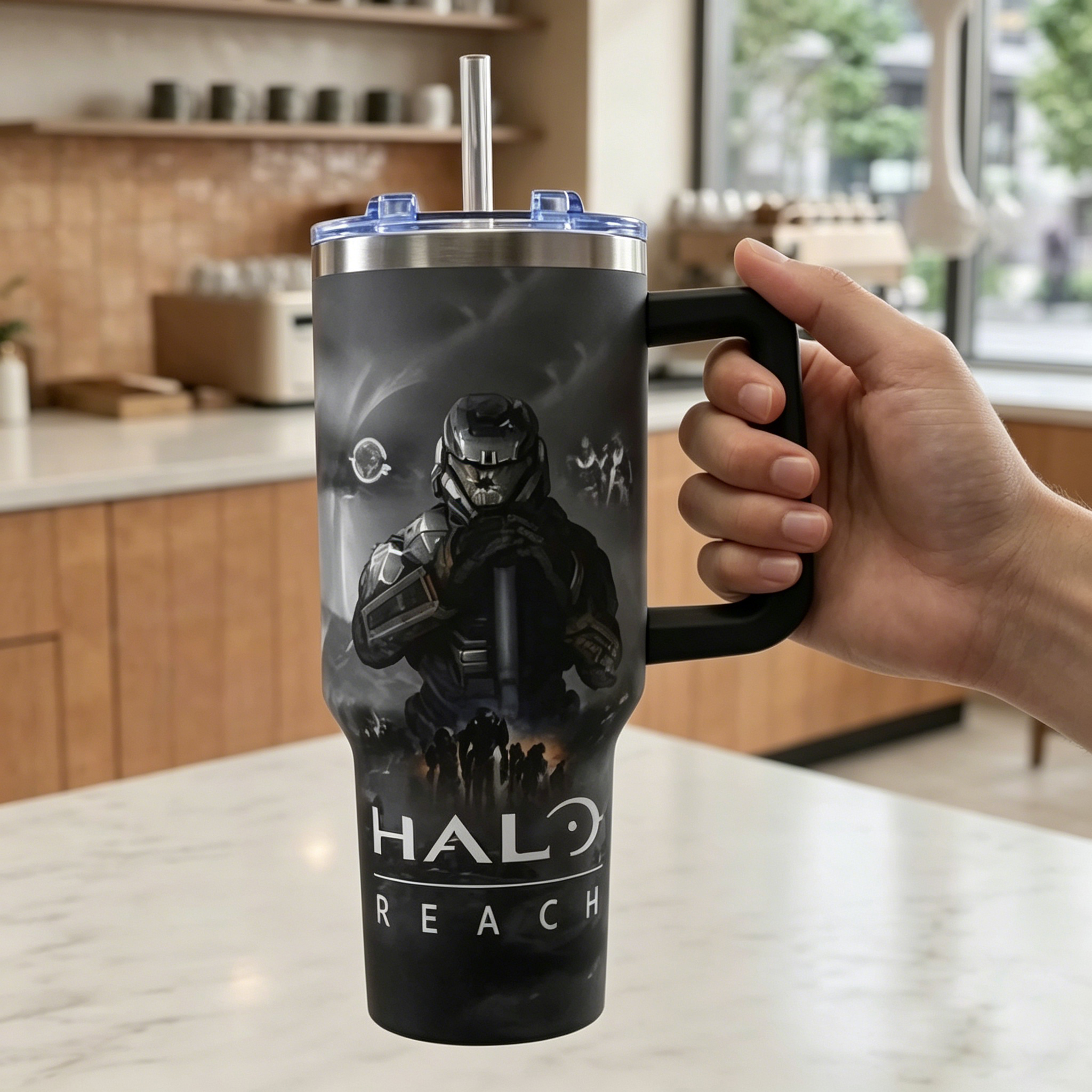 Halo 40 Oz Tumbler Cup