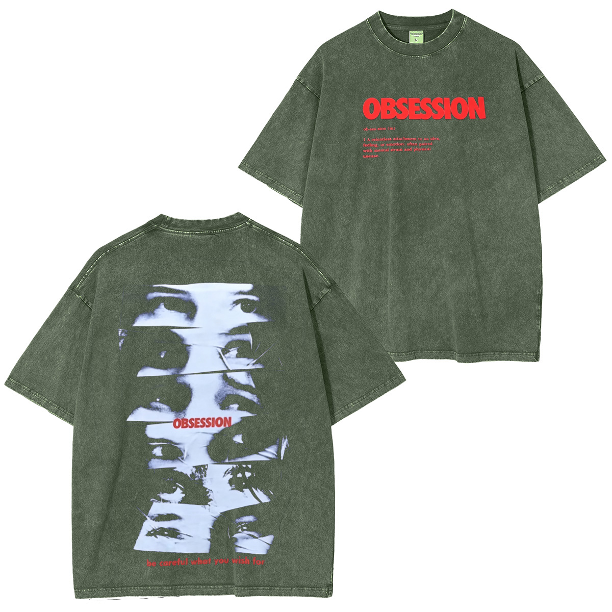 Obsession Movie Pullover Washed T-shirt/Crewneck/Hoodie