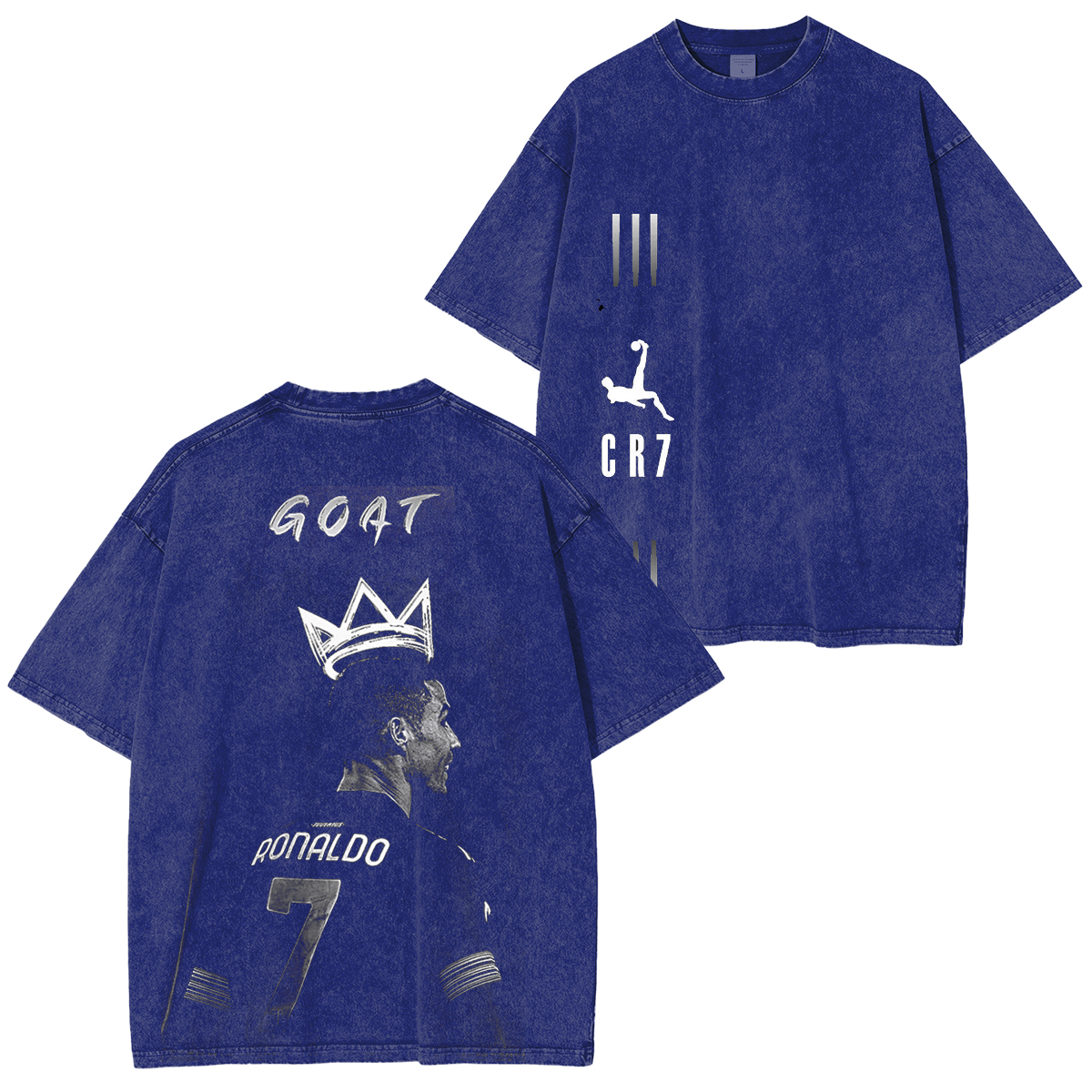 CR7 — The GOAT Washed T-shirt/Crewneck/Hoodie