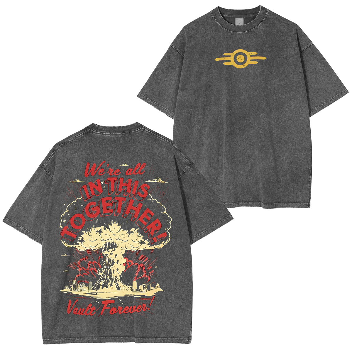 Fallout4 Unisex Washed T-shirt/Crewneck/Hoodie