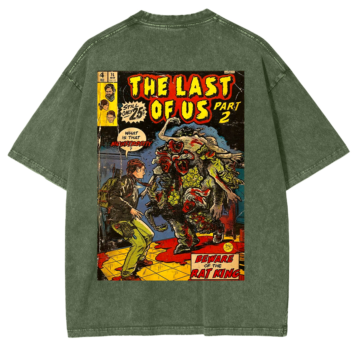 The Last of Us Rat King Vintage Washed Unisex T-Shirt