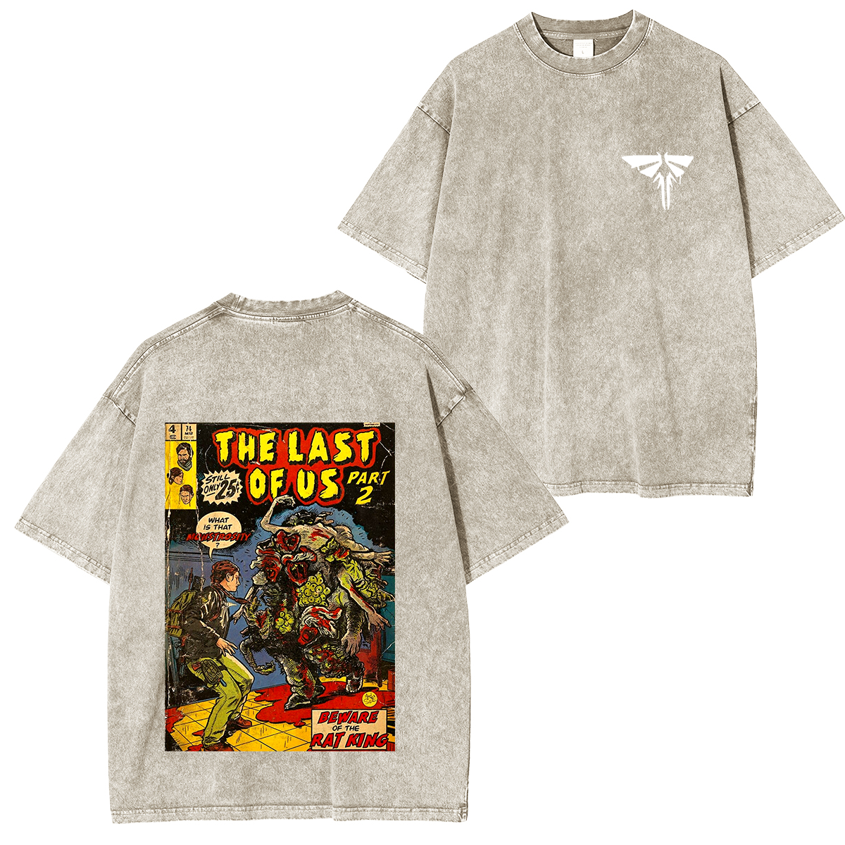 The Last of Us Rat King Vintage Washed Unisex T-Shirt