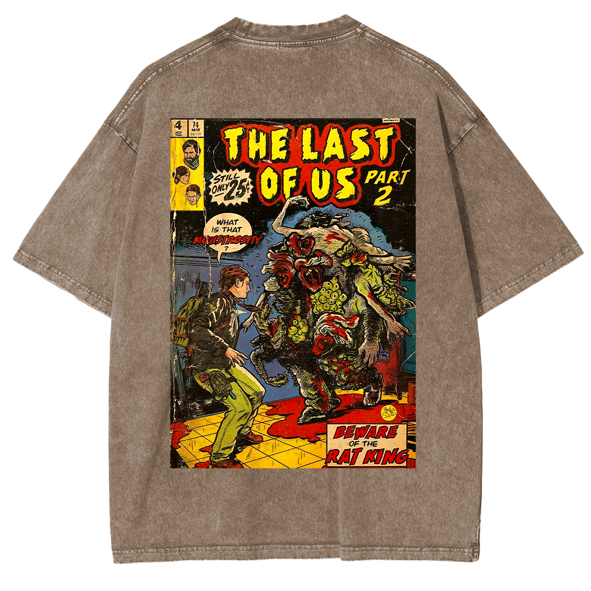 The Last of Us Rat King Vintage Washed Unisex T-Shirt