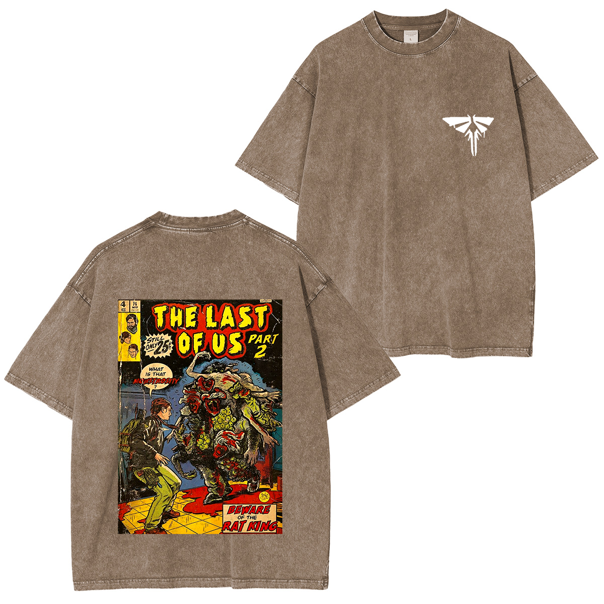 The Last of Us Rat King Vintage Washed Unisex T-Shirt