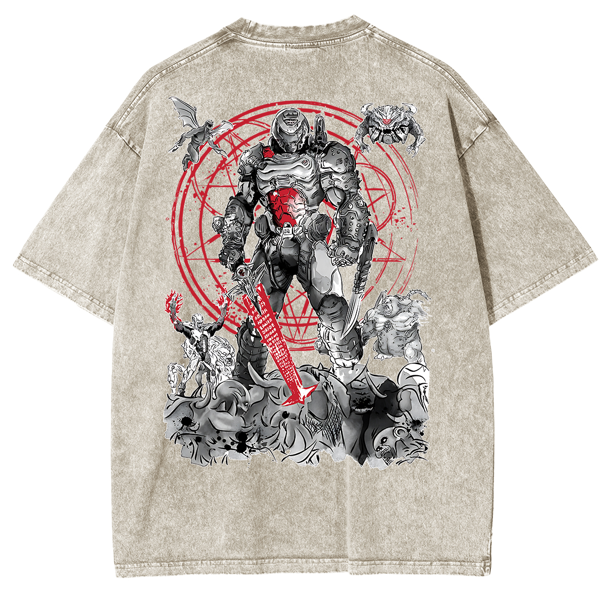 The Hell Walker v.2 Unisex Washed T-Shirt