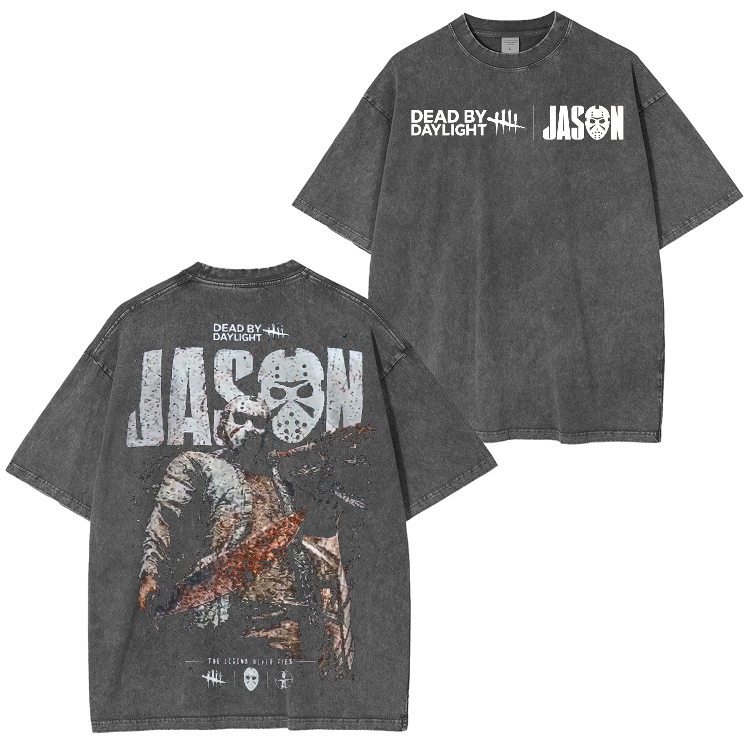Friday The 13th Jason DLC x Dead by Daylight Washed T-shirt/Crewneck/Hoodie