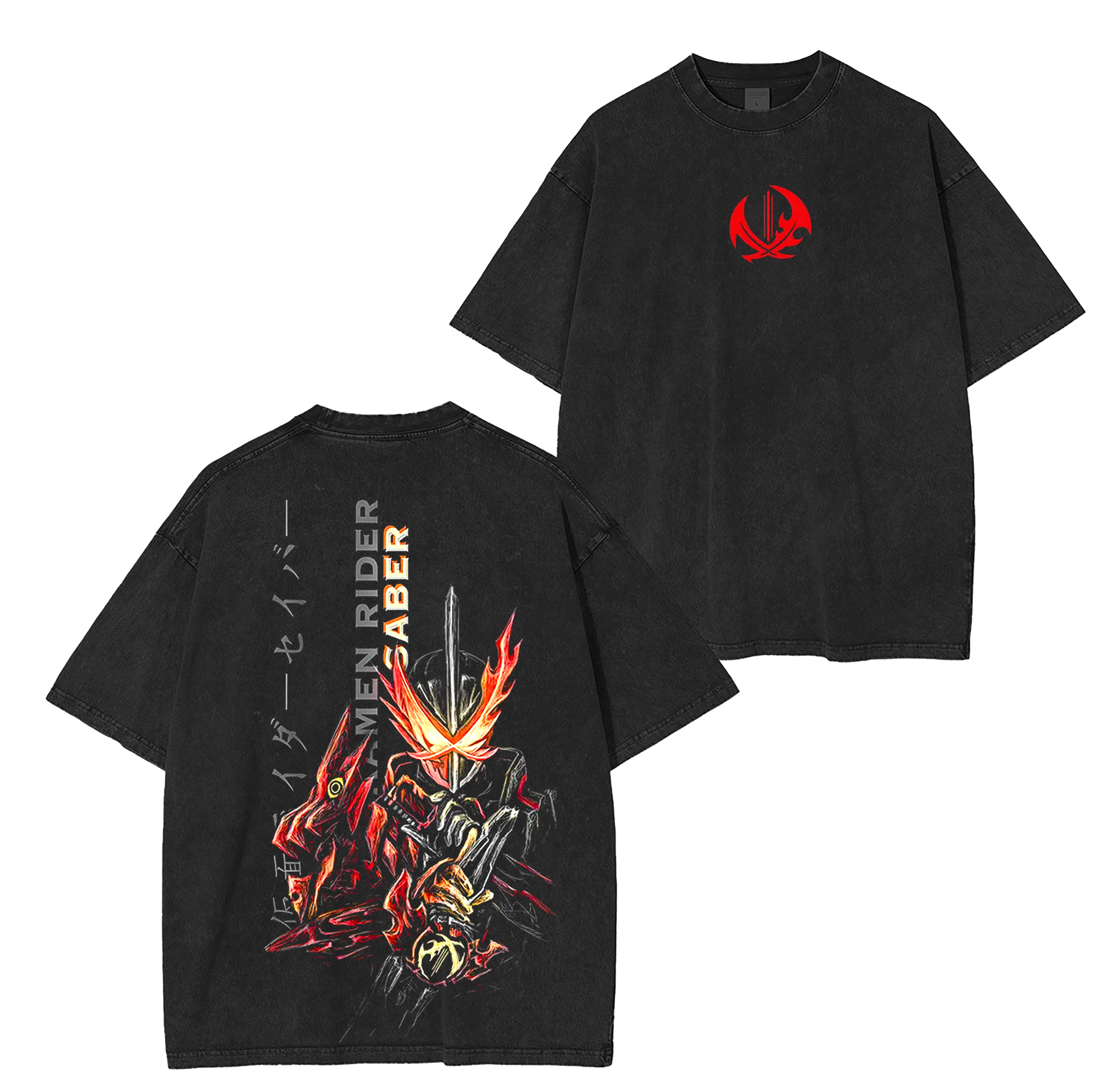 Kamen Rider Saber Washed T-shirt/Crewneck/Hoodie
