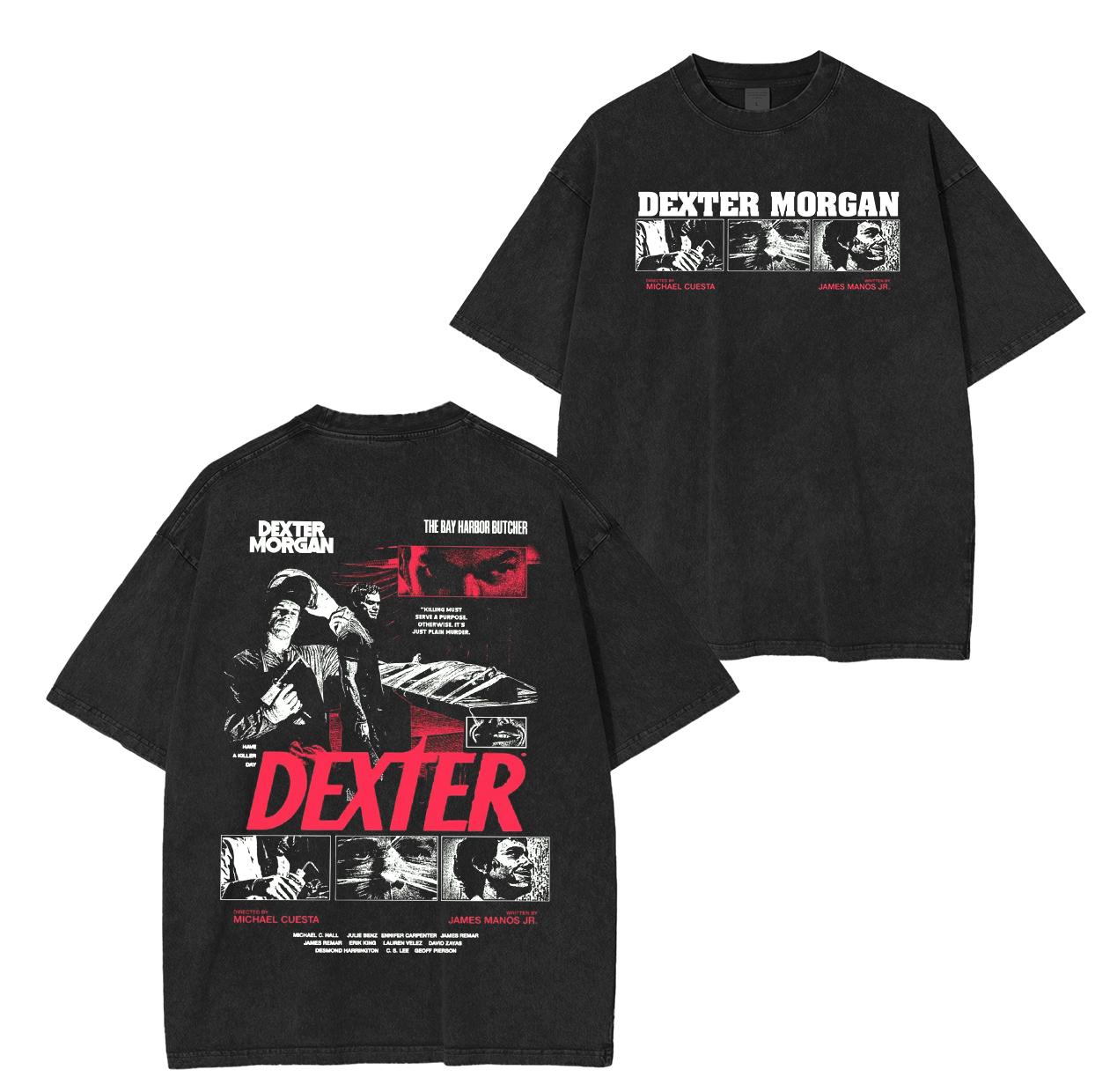 Dexter Morgan Unisex Washed T-Shirt