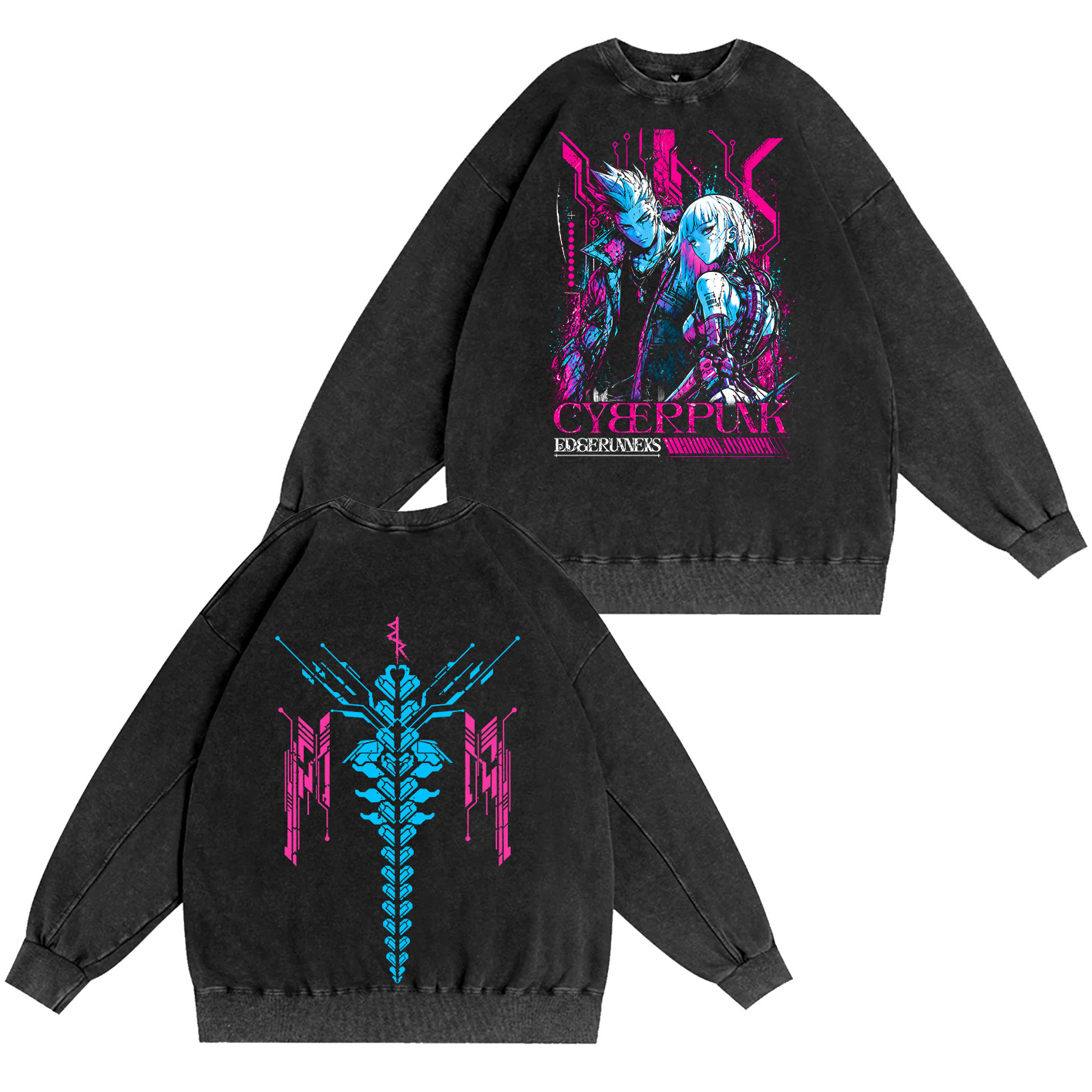 Lucy Cyberpunk Edgerunners  Oversized T-shirt/Crewneck/Hoodie