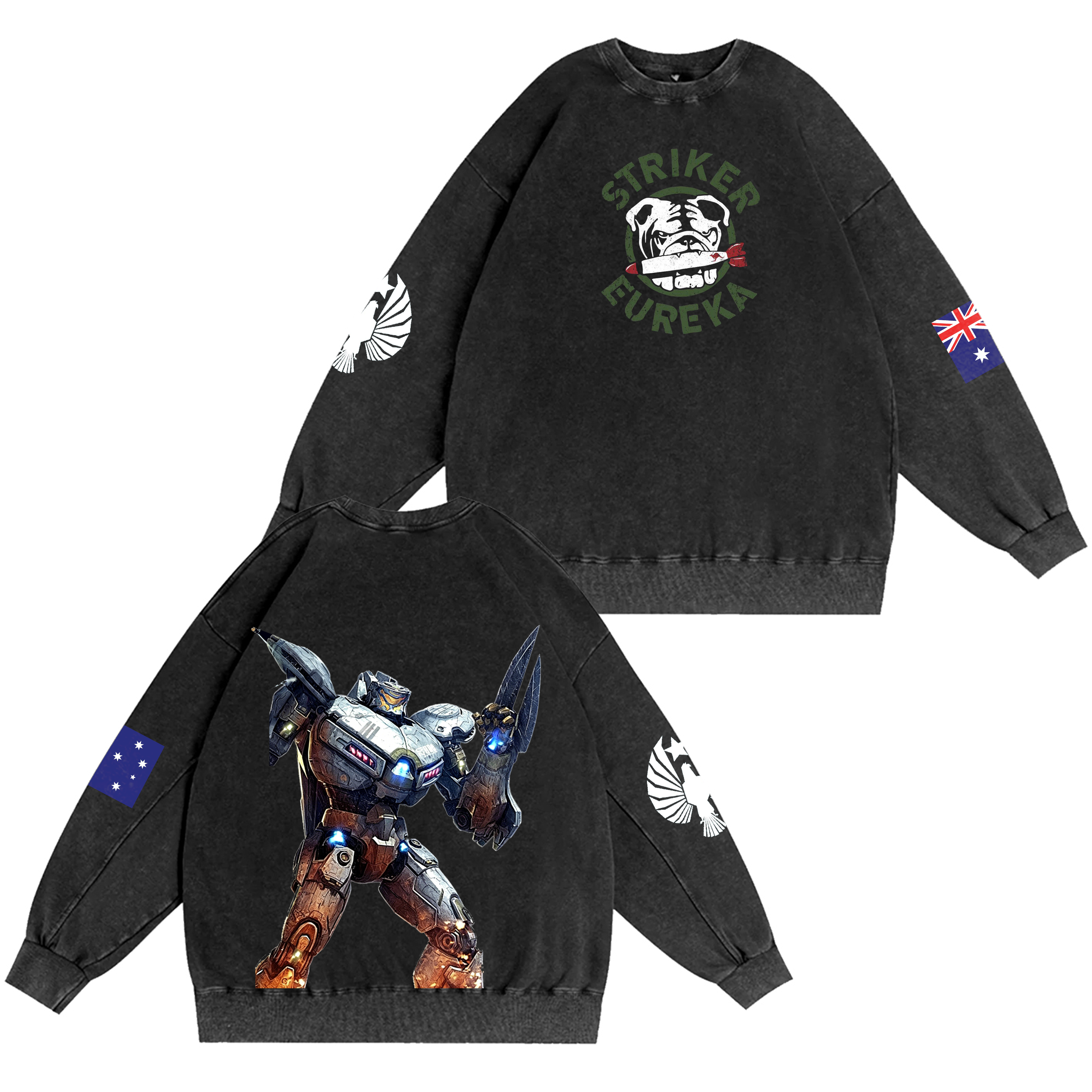 Striker Eureka Washed T-shirt/Crewneck/Hoodie