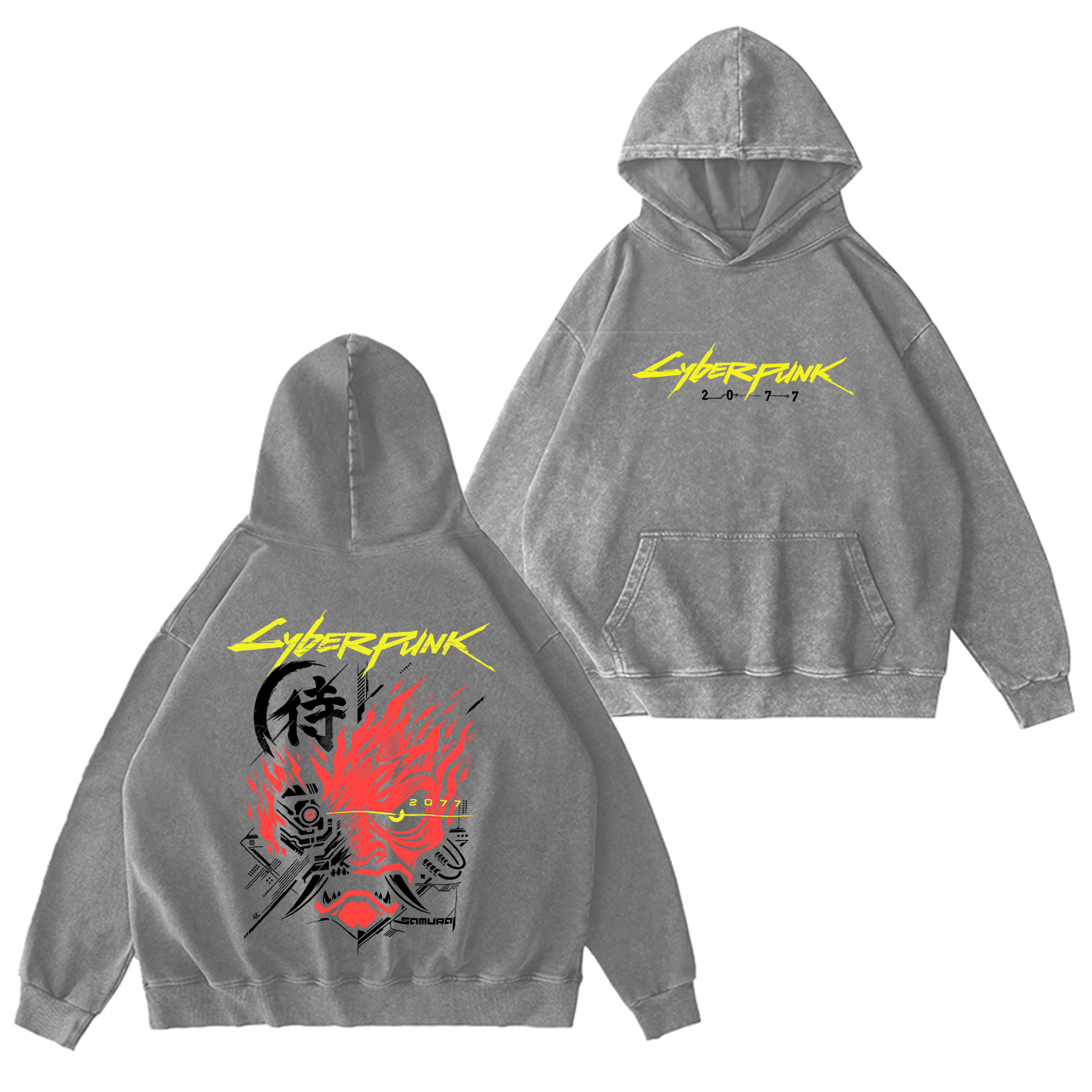 SAMURAI Cyberpunk Oversized T-shirt/Crewneck/Hoodie