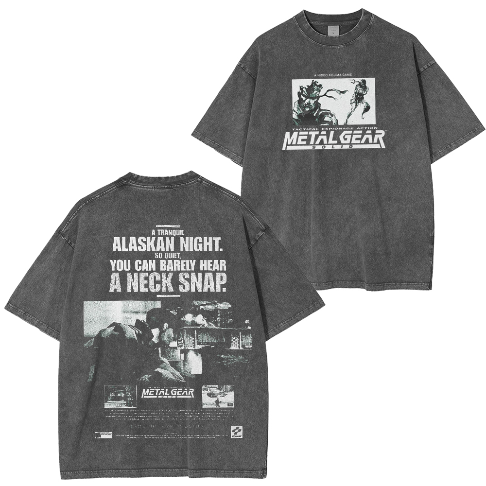 Metal Gear Solid Unisex Washed T-Shirt