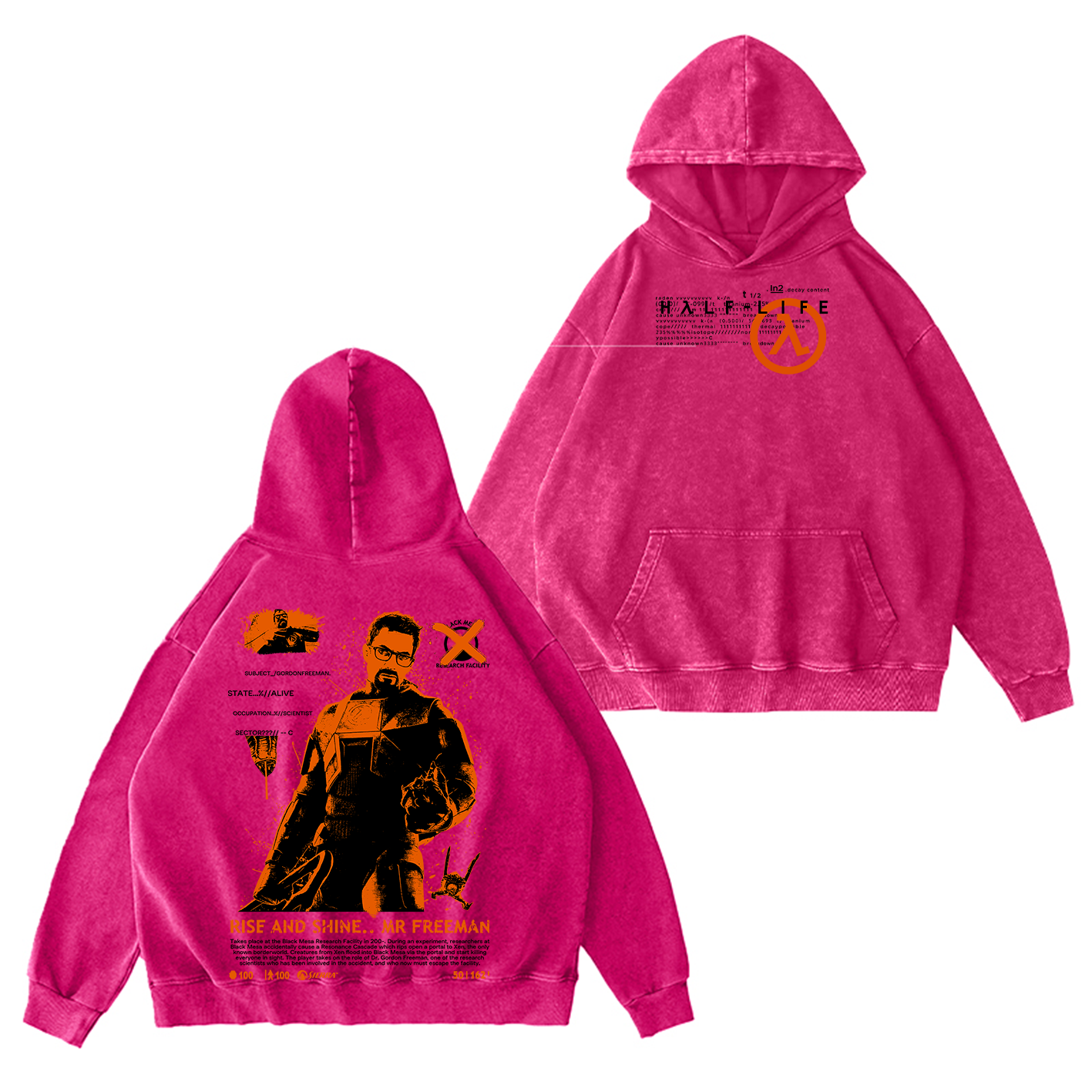 Half Life Oversized T-shirt/Crewneck/Hoodie