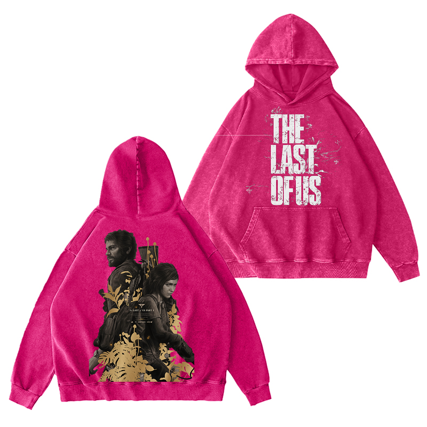 Vintage The Last of Us Unisex Washed T-Shirt