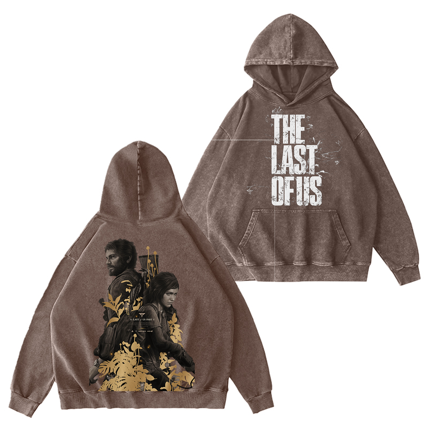 Vintage The Last of Us Unisex Washed T-Shirt