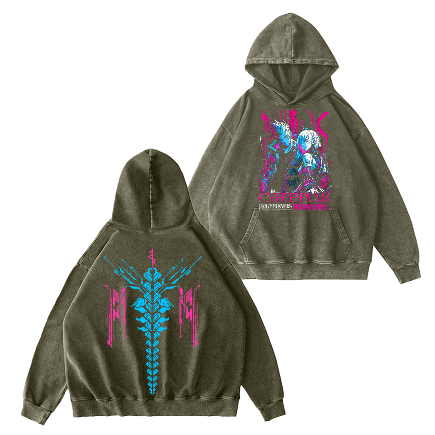 Lucy Cyberpunk Edgerunners  Oversized T-shirt/Crewneck/Hoodie