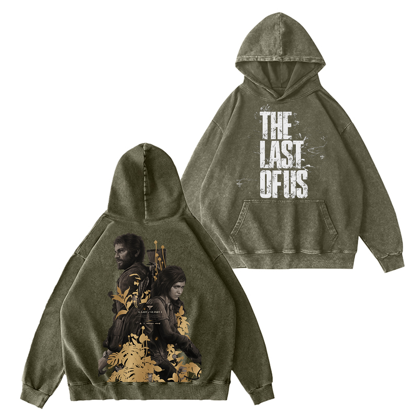 Vintage The Last of Us Unisex Washed T-Shirt