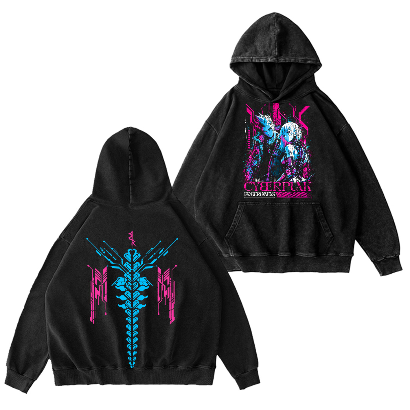 Lucy Cyberpunk Edgerunners  Oversized T-shirt/Crewneck/Hoodie