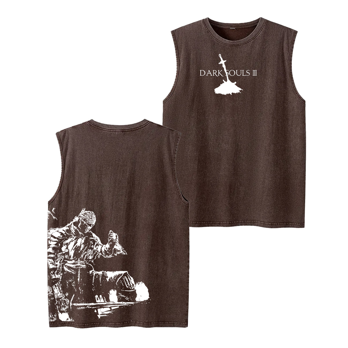 Dark Souls Unisex Washed Tank Top