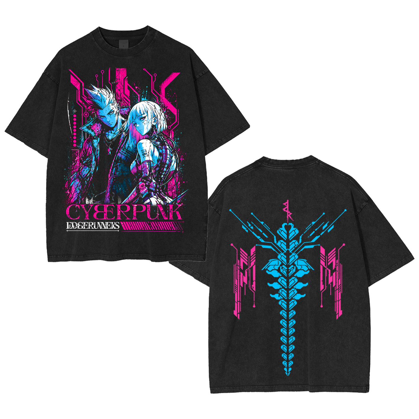 Lucy Cyberpunk Edgerunners  Oversized T-shirt/Crewneck/Hoodie