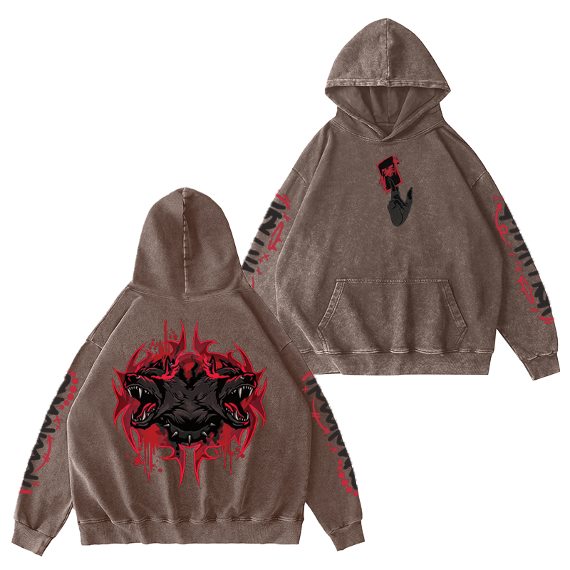 Arcane Pitfighter Unisex Washed Hoodie