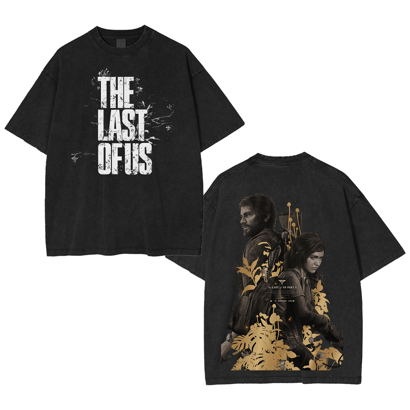 Vintage The Last of Us Unisex Washed T-Shirt