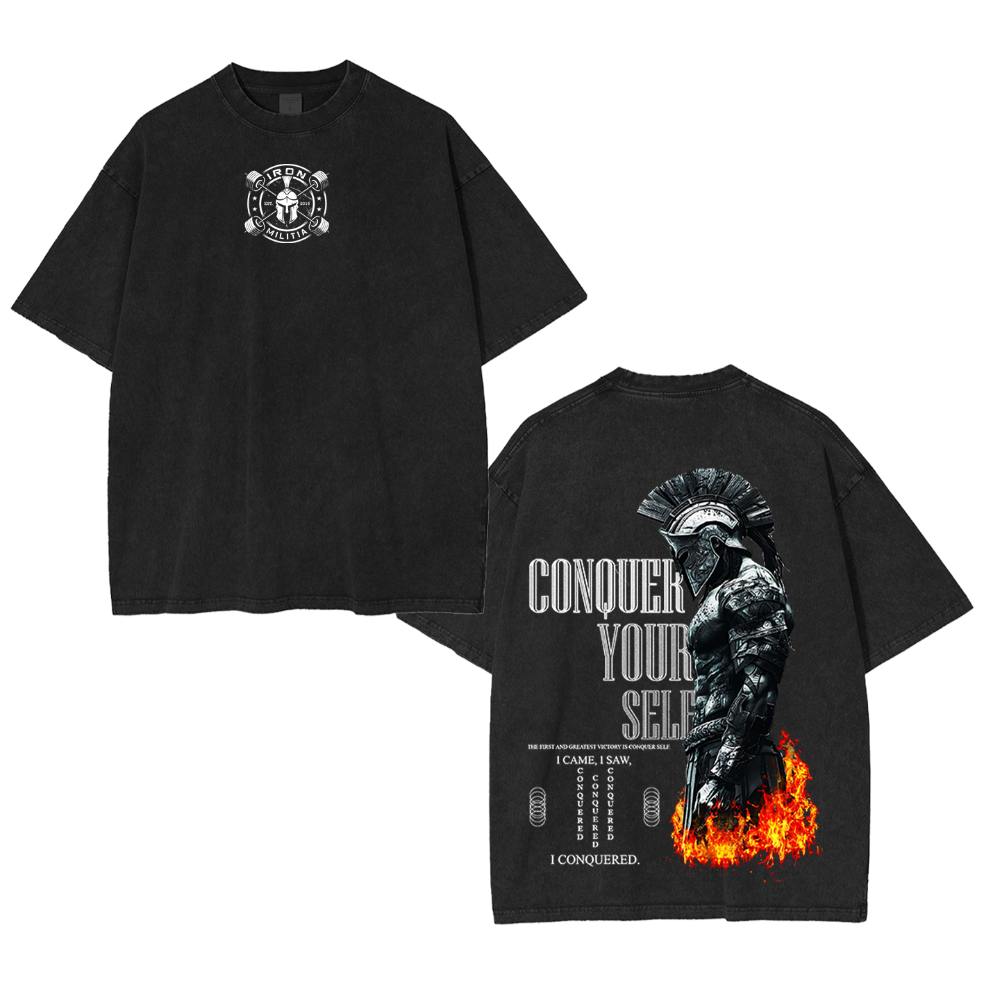 Conquer yourself Oversized T-shirt/Crewneck/Hoodie