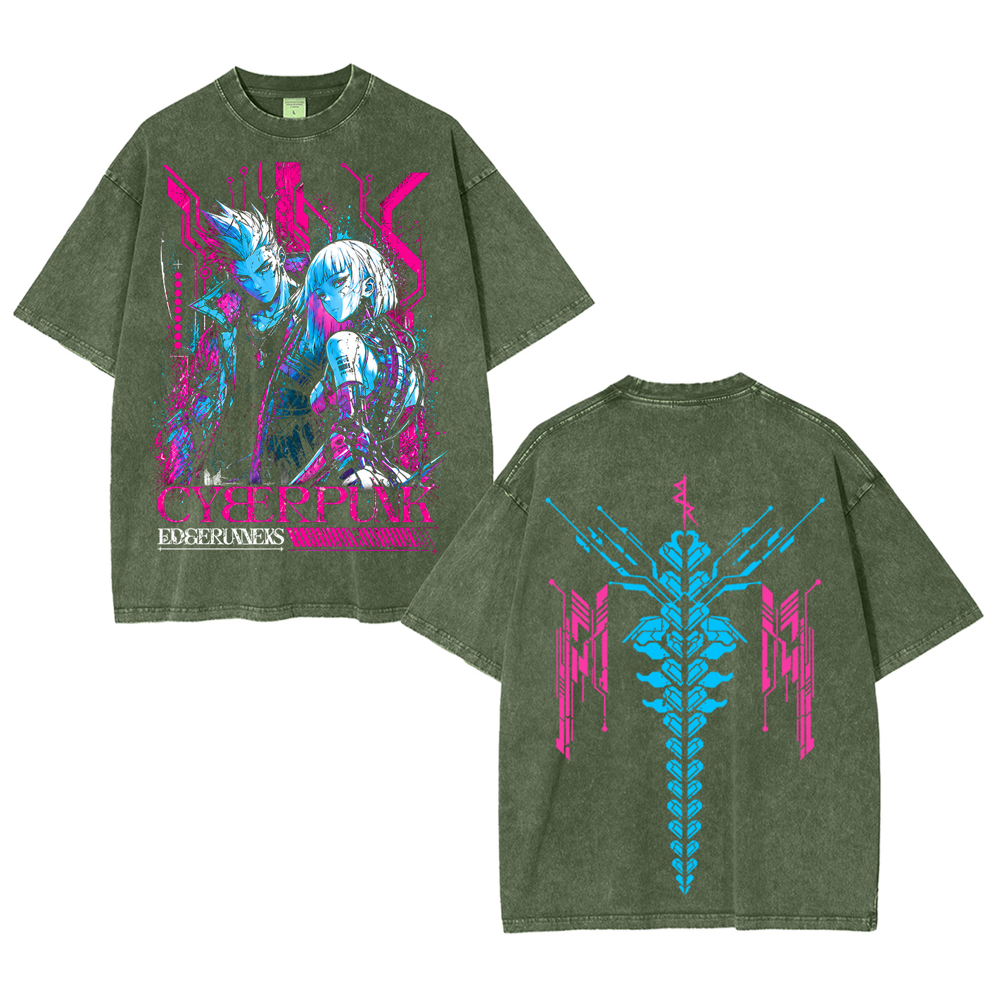 Lucy Cyberpunk Edgerunners  Oversized T-shirt/Crewneck/Hoodie