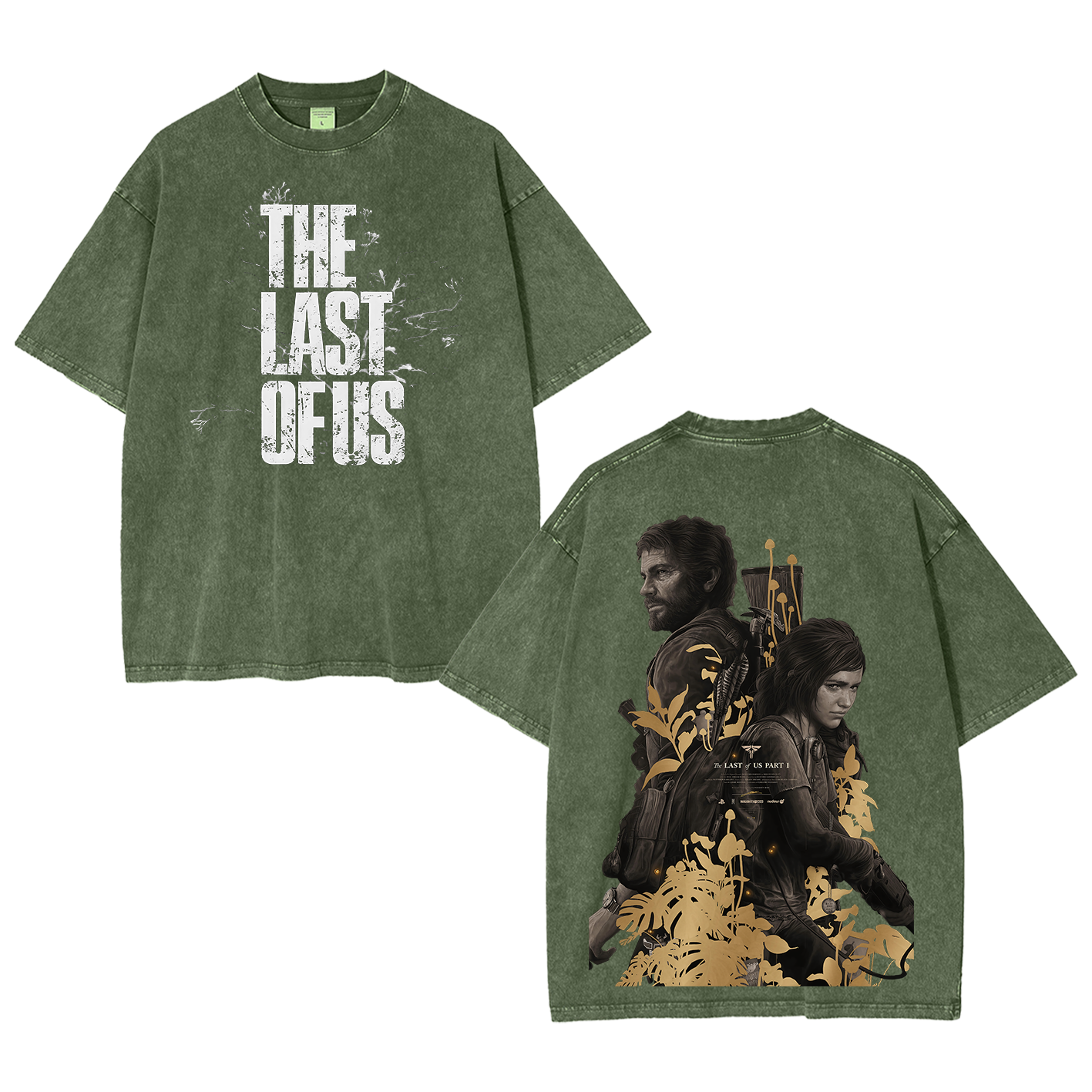 Vintage The Last of Us Unisex Washed T-Shirt