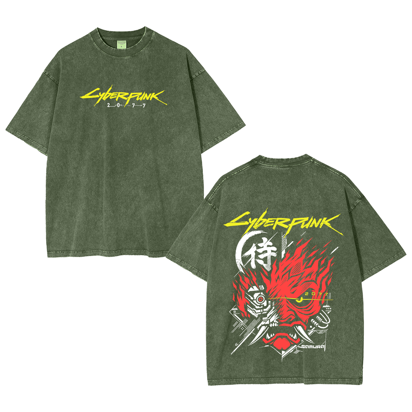 SAMURAI Cyberpunk Oversized T-shirt/Crewneck/Hoodie