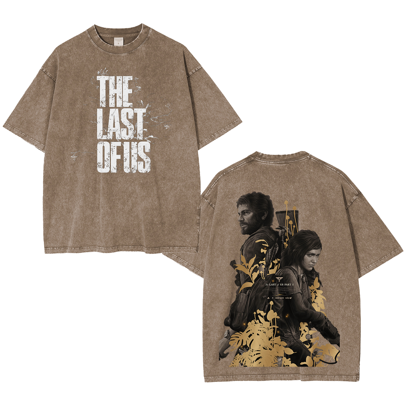 Vintage The Last of Us Unisex Washed T-Shirt