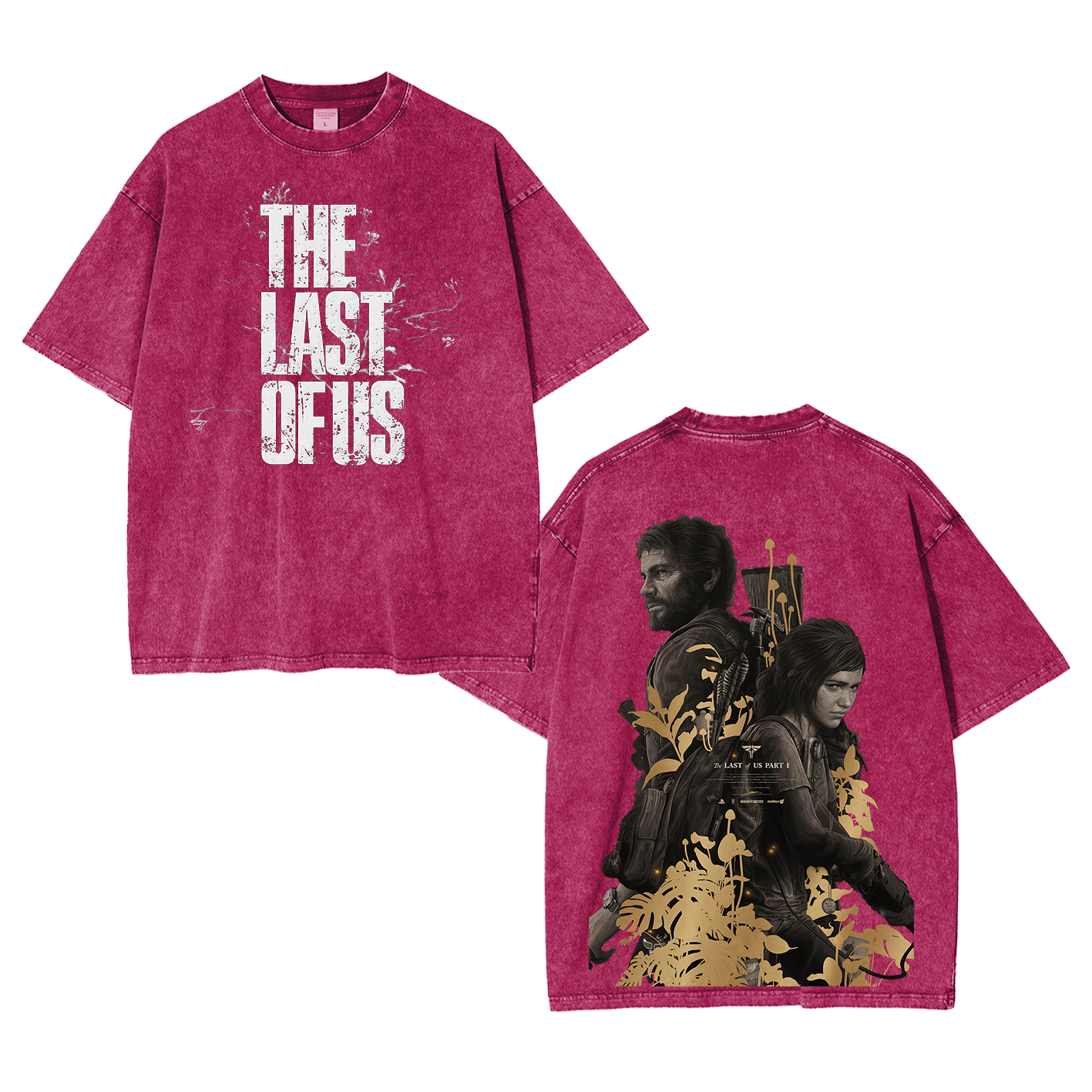Vintage The Last of Us Unisex Washed T-Shirt
