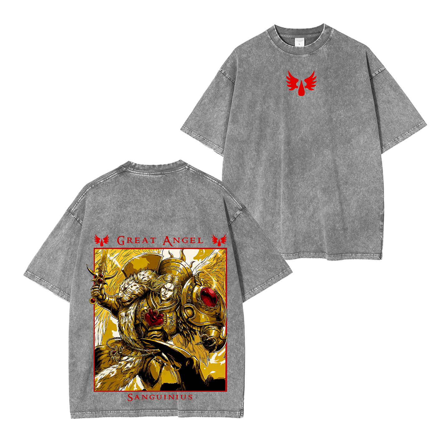 Unisex Washed T-Shirt-Back