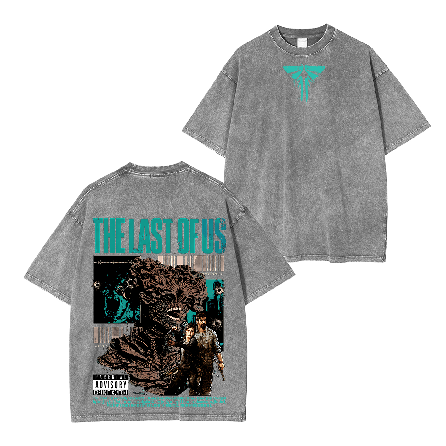 The Last Of Us Unisex Washed Unisex Washed T-shirt/Crewneck/Hoodie