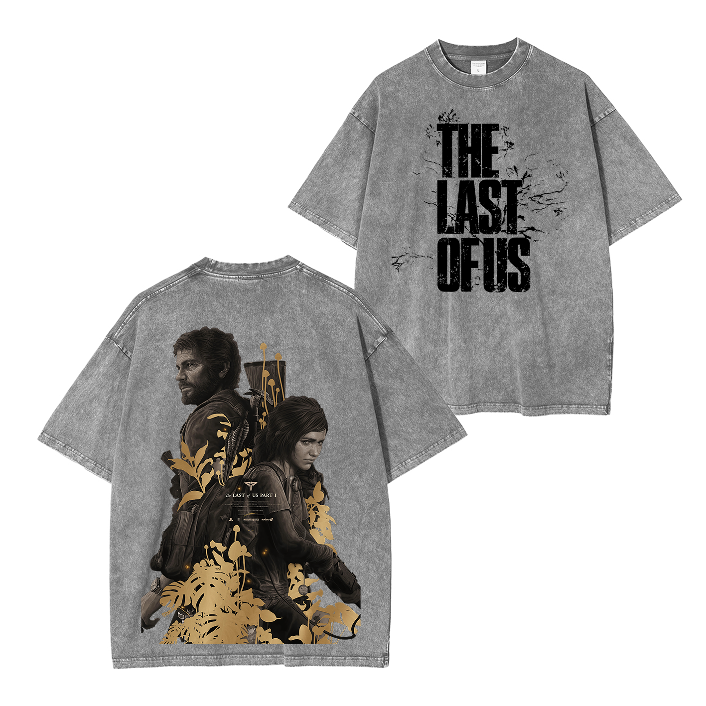 Vintage The Last of Us Unisex Washed T-Shirt